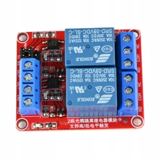 Moduł przekaźników 5V dwa kanały L/H ARK Arduino Raspberry Pi przekaźnik